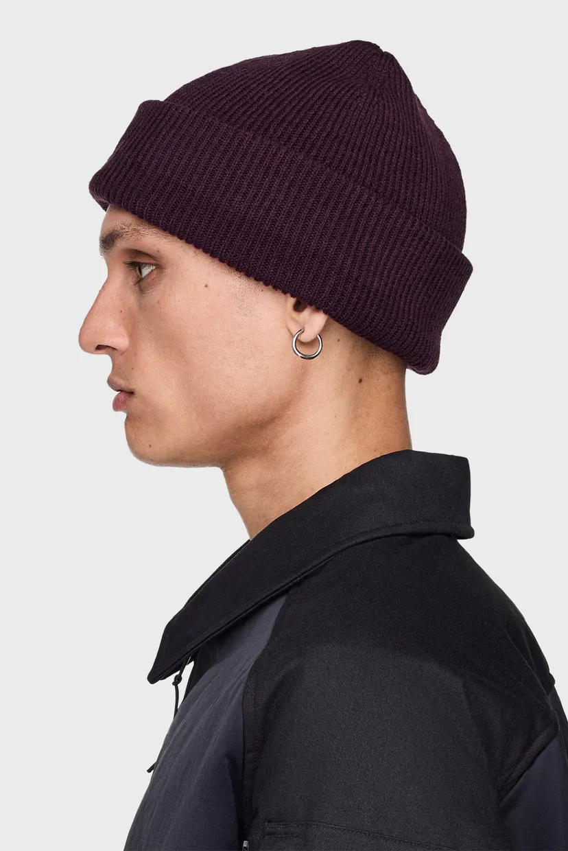 Бордова шапка Y-3 Classic Knitted 6