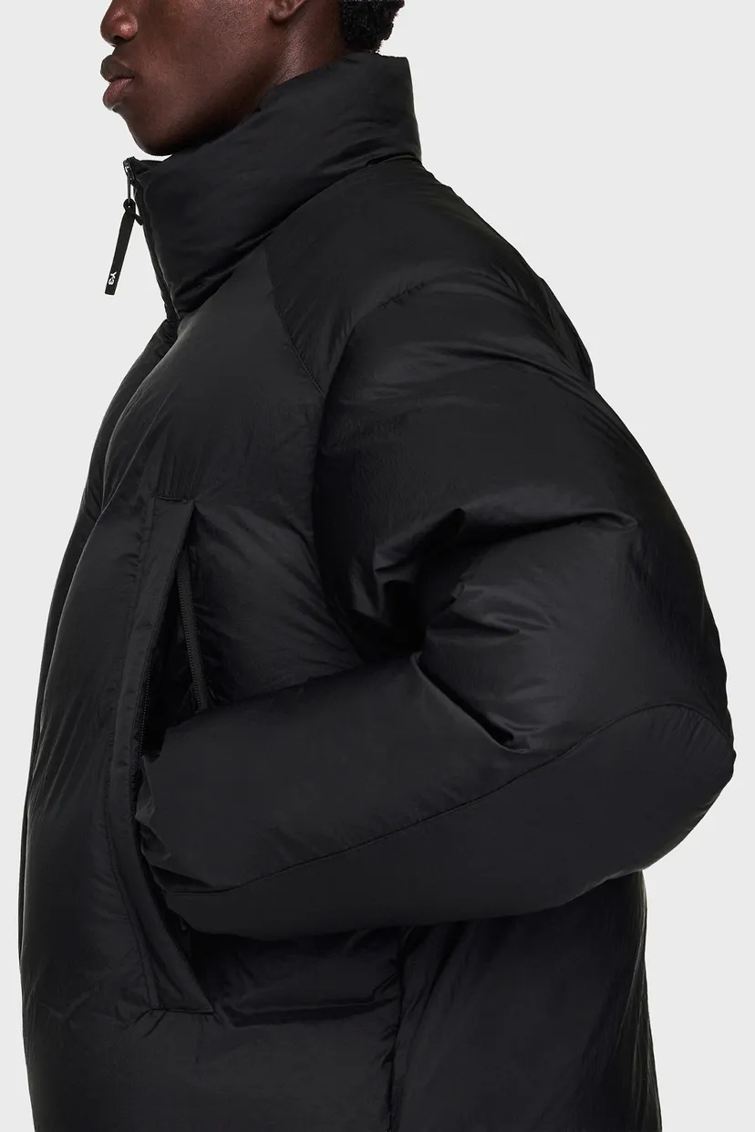 Мужской черный пуховик Y-3 5