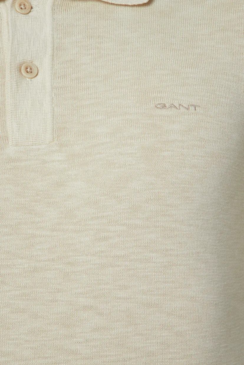 Чоловіче біле поло COTTON FLAMME 3