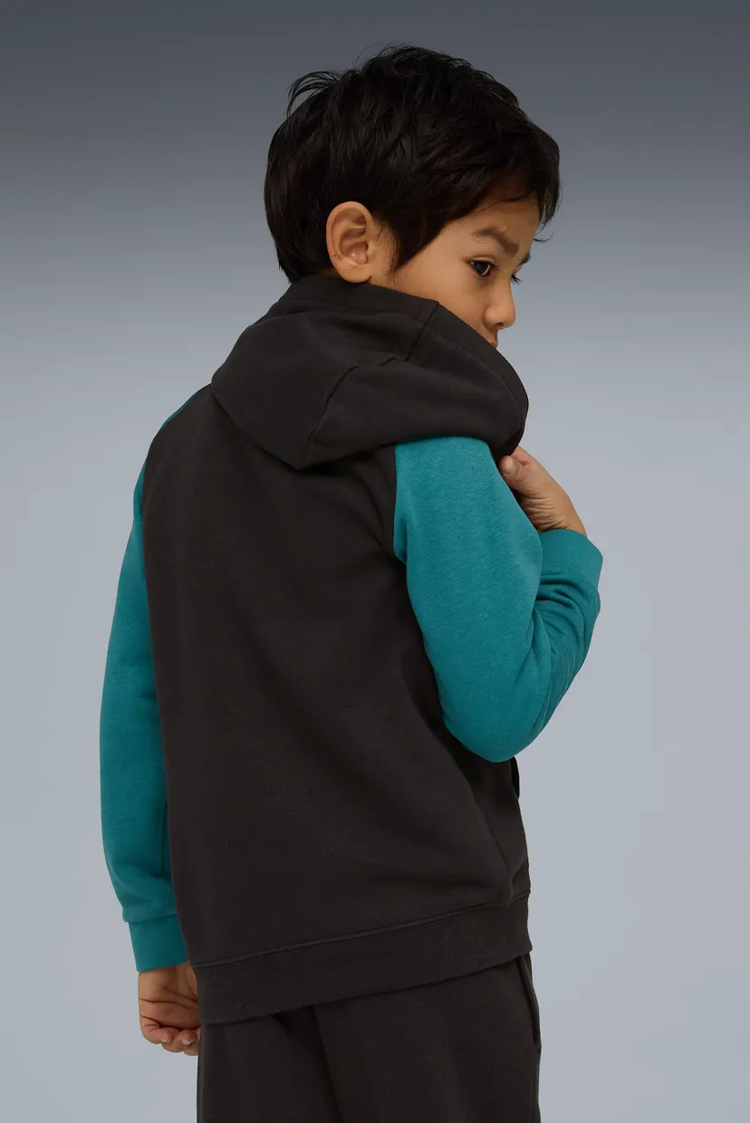 Детское черное худи Super PUMA Hoodie Kids 3