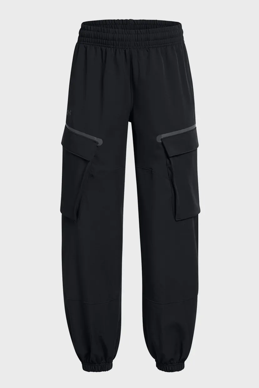 Женские черные спортивные брюки UA Unstoppable Cargo Pants 5
