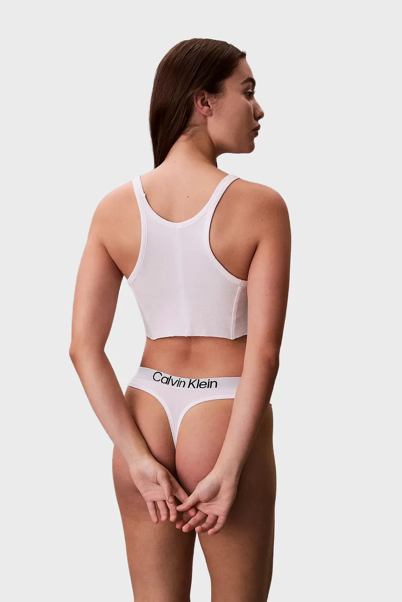Жіночі білі трусики THONG 3