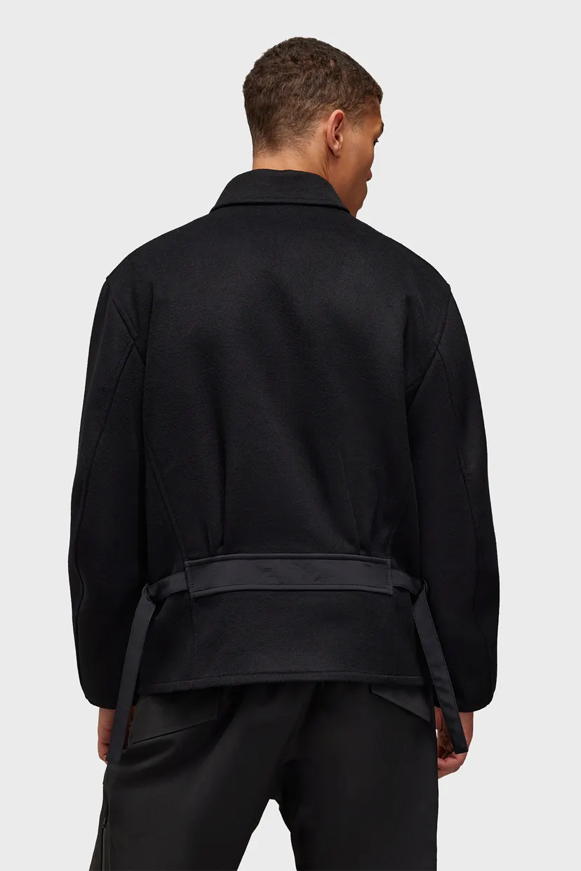 Чоловічий чорний бомбер Y-3 Melton Nylon 4