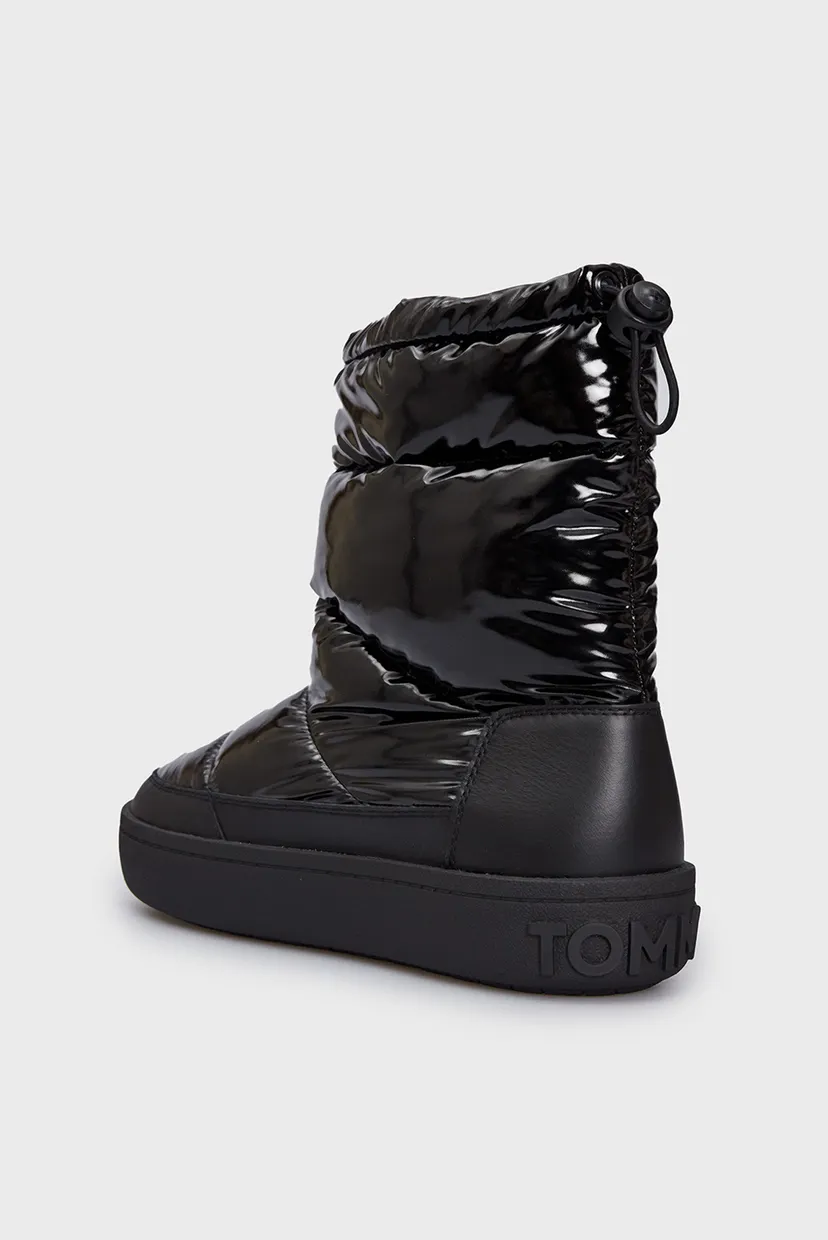 Женские черные дутики TJW WINTER BOOT 3