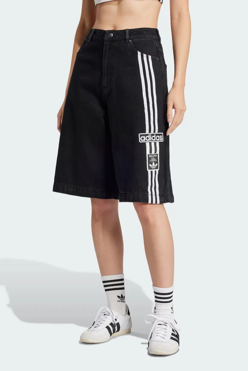Жіночі чорні джинси 2в1 Adibreak Denim adidas JD0082 — MD-Fashion