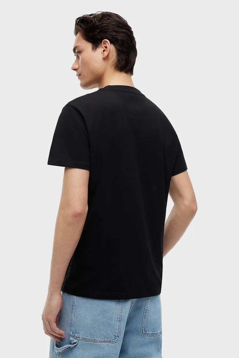 Мужская черная футболка SLIM GRAPHIC TEE EXT 3