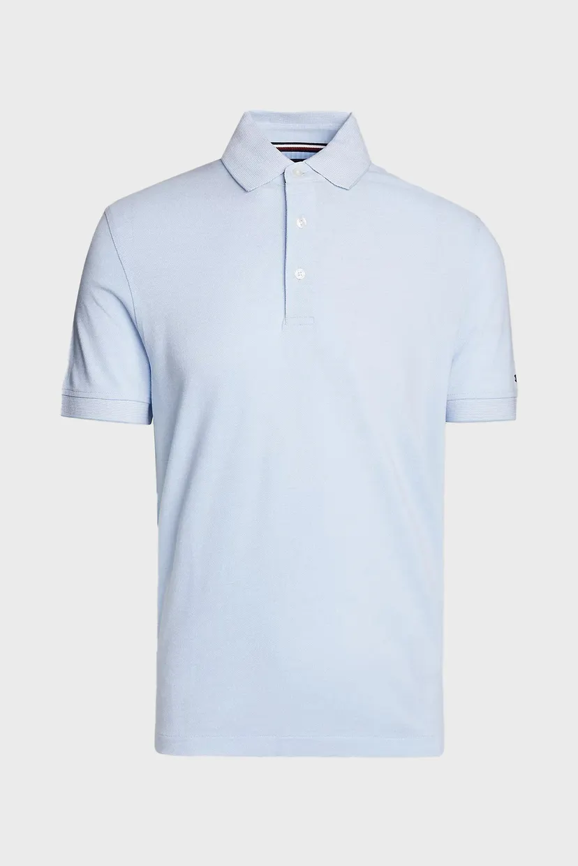Чоловіче блакитне поло DC OXFORD MODAL REGULAR 5