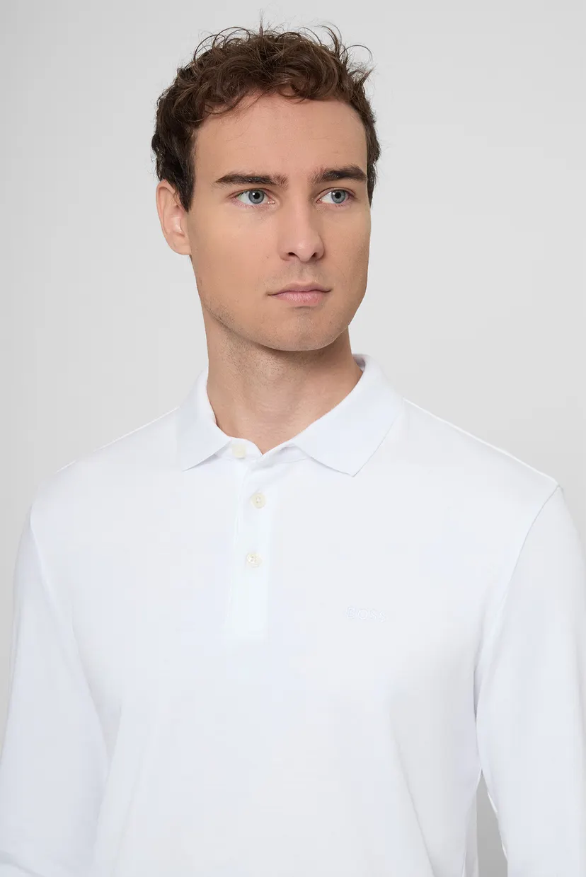 Чоловіче біле поло 4