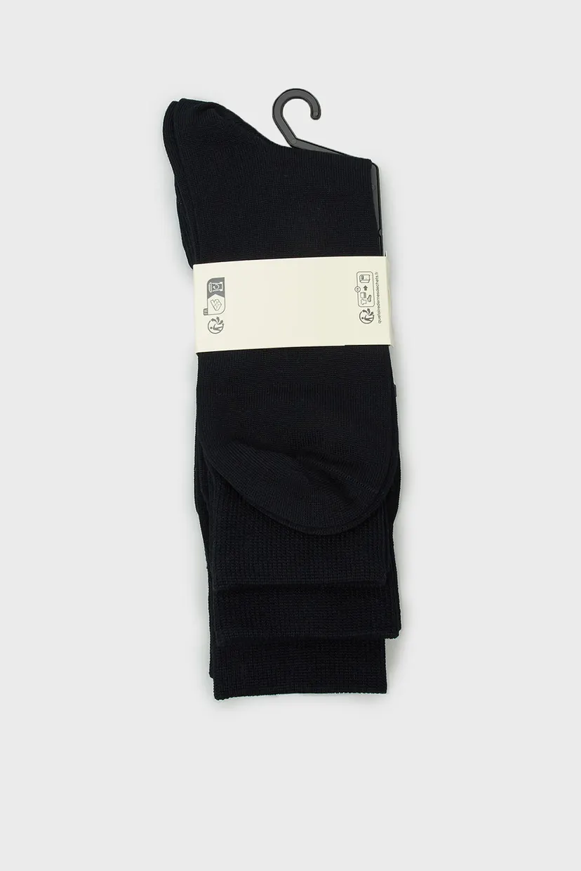 Чоловічі темно-сині шкарпетки (3 пари) MERCERIZED COTTON 3