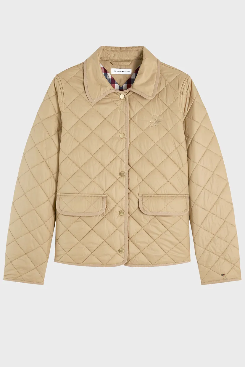 Женская бежевая куртка PADDED 5