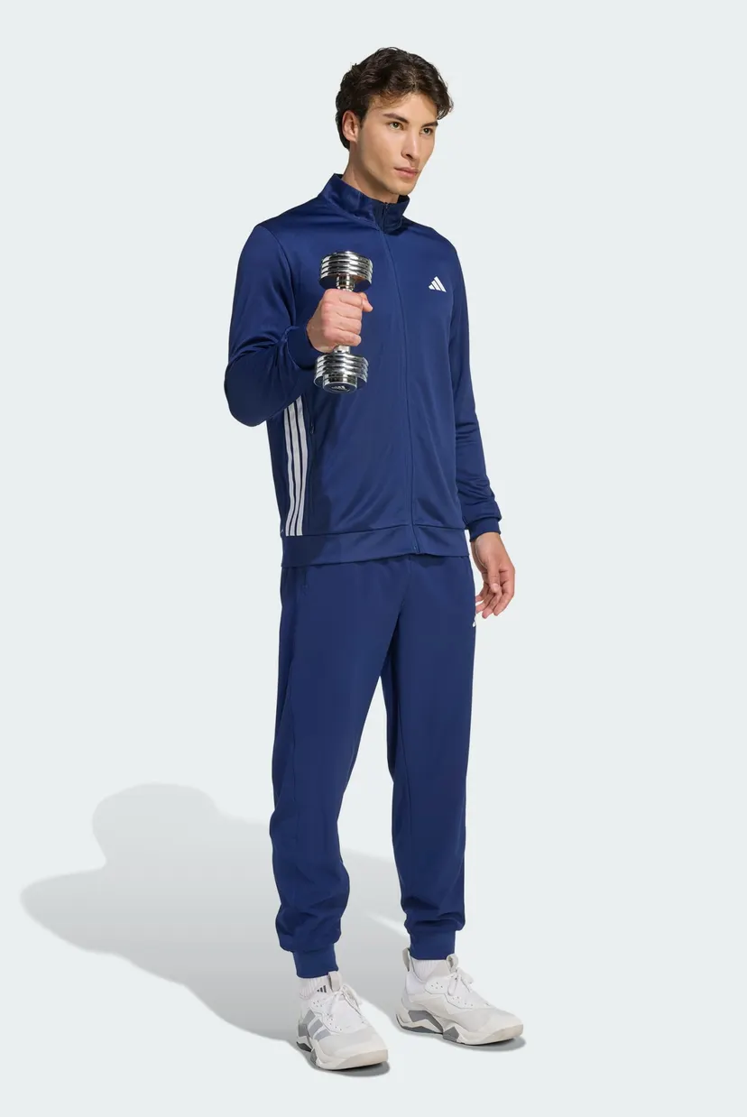 Мужские синие спортивные брюки WORKOUT ESSENTIALS FLEX WOVEN