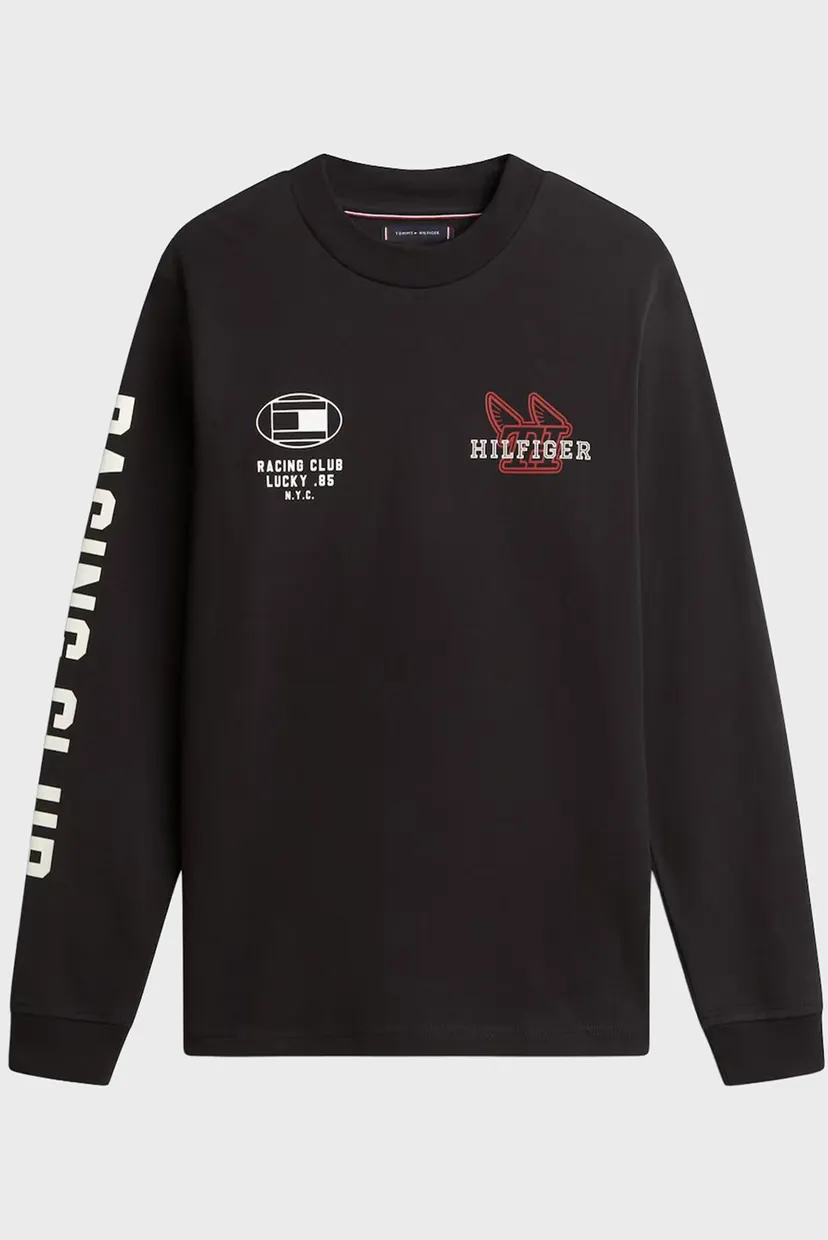 Чоловічий чорний лонгслів MODERN ATHLEISURE 5