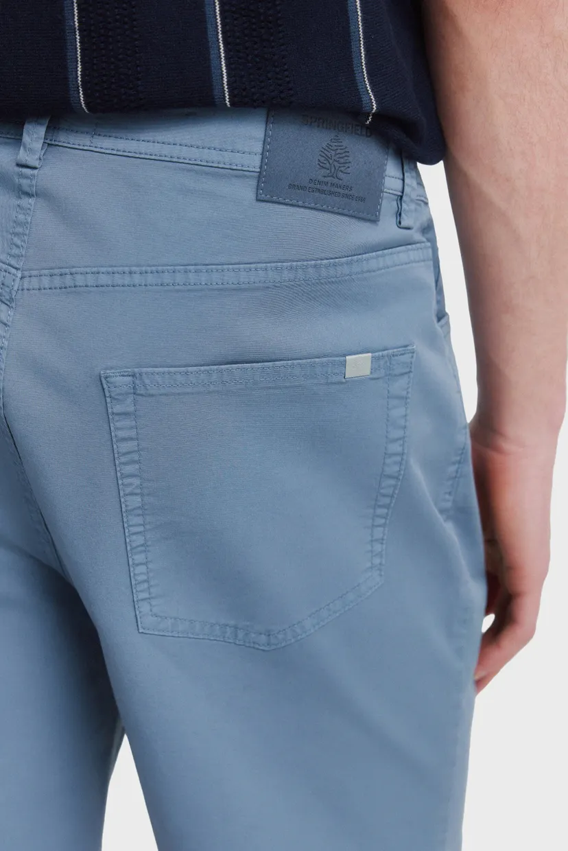 Чоловічі сині шорти regular fit 6