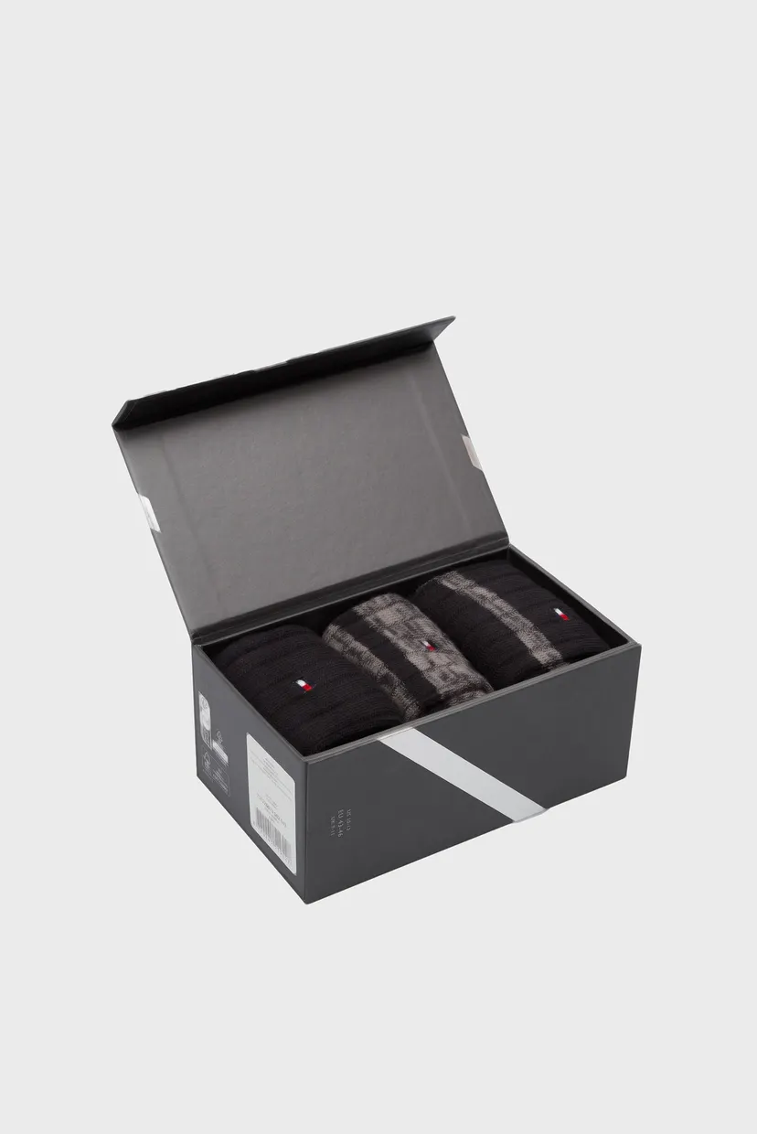 Чоловічі шкарпетки (3 пари) GIFTBOX MOULINE STRIPE 4