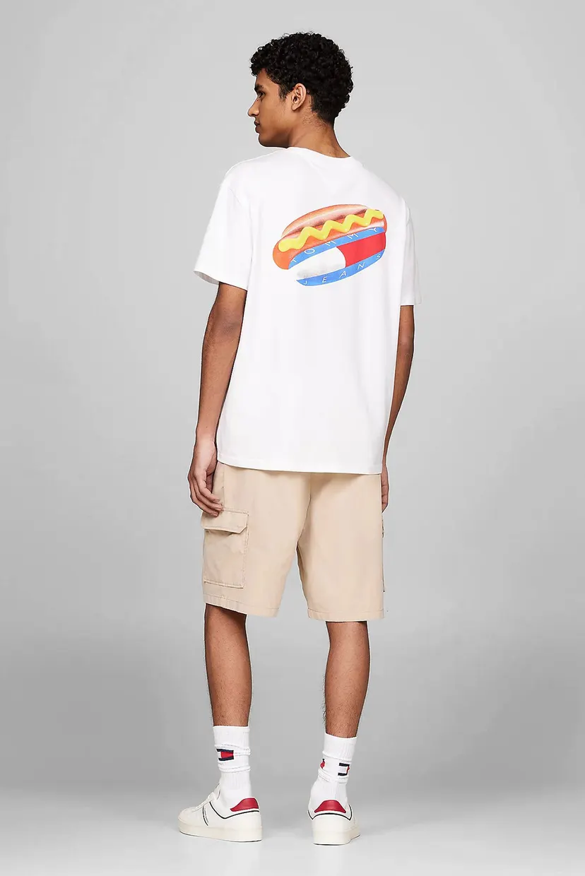 Чоловіча біла футболка TJM REG UNISEX FUN NOVELTY TEE 3