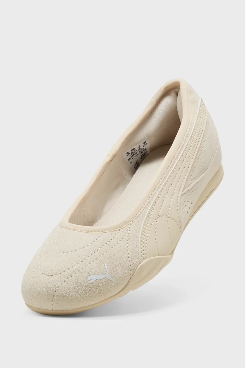 Жіночі бежеві замшеві балетки Catch Soleil Ballerina Shoes Women 5