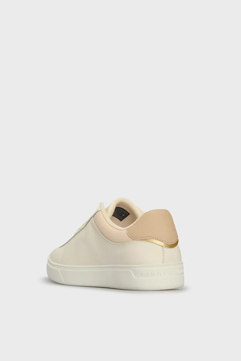 Женские бежевые кожаные сникерсы ESSENTIAL COURT SNEAKER 5