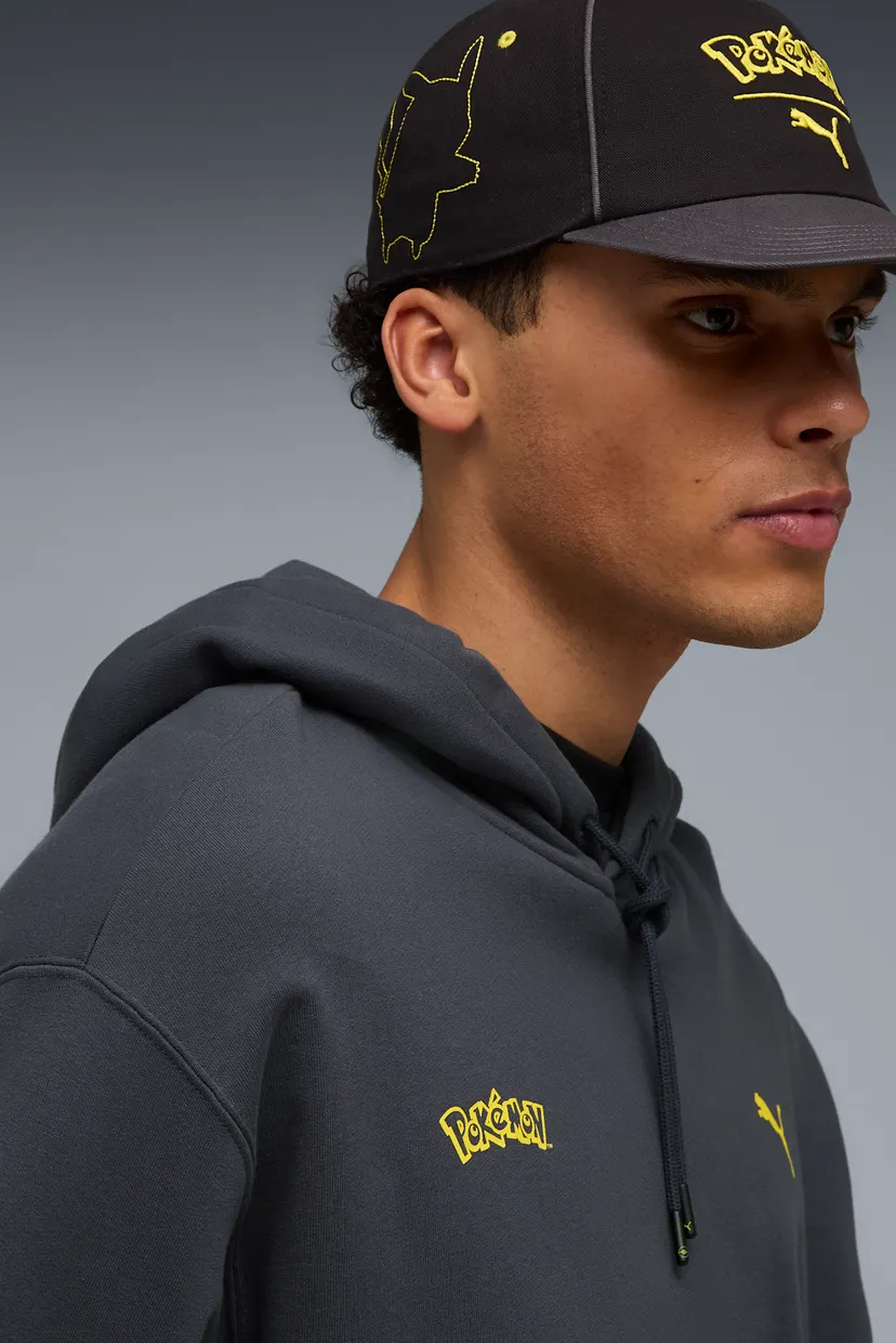 Мужское темно-серое худи PUMA x POKÉMON Relaxed Graphic Hoodie Men 4