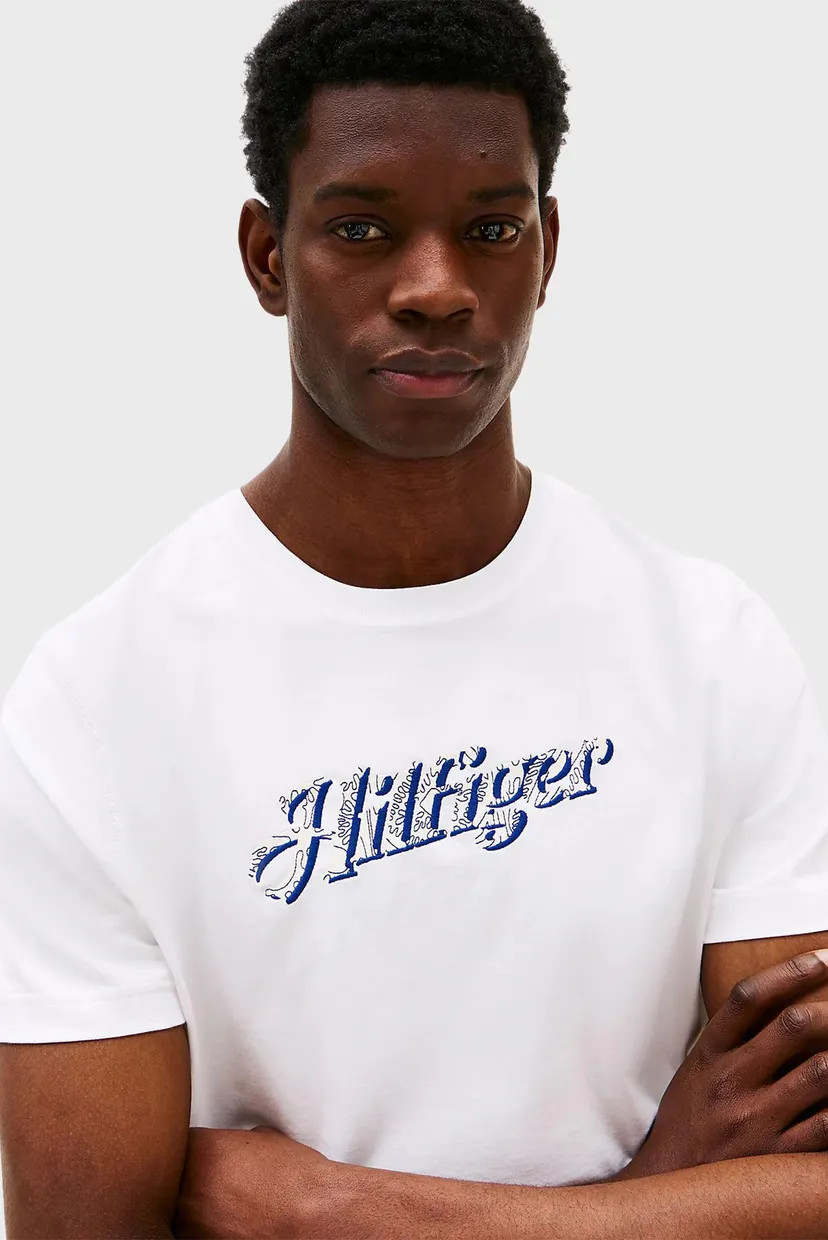 Чоловіча біла футболка HILFIGER SUMMER TEE 4