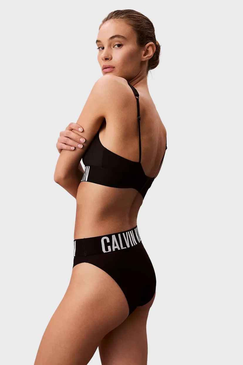 Женские черные трусики HIGH WAIST BIKINI 5
