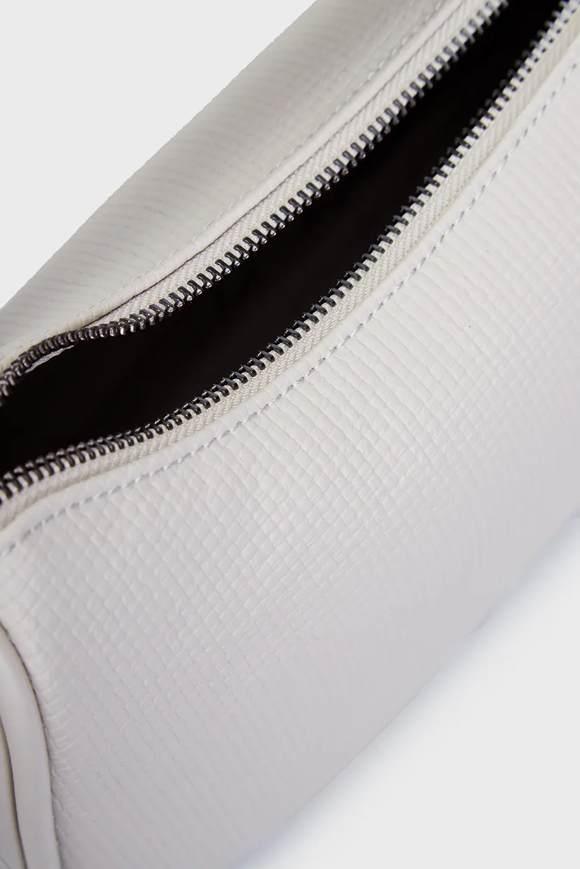 Женская белая сумка CK REFINE SHOULDER BAG_BRAID 6