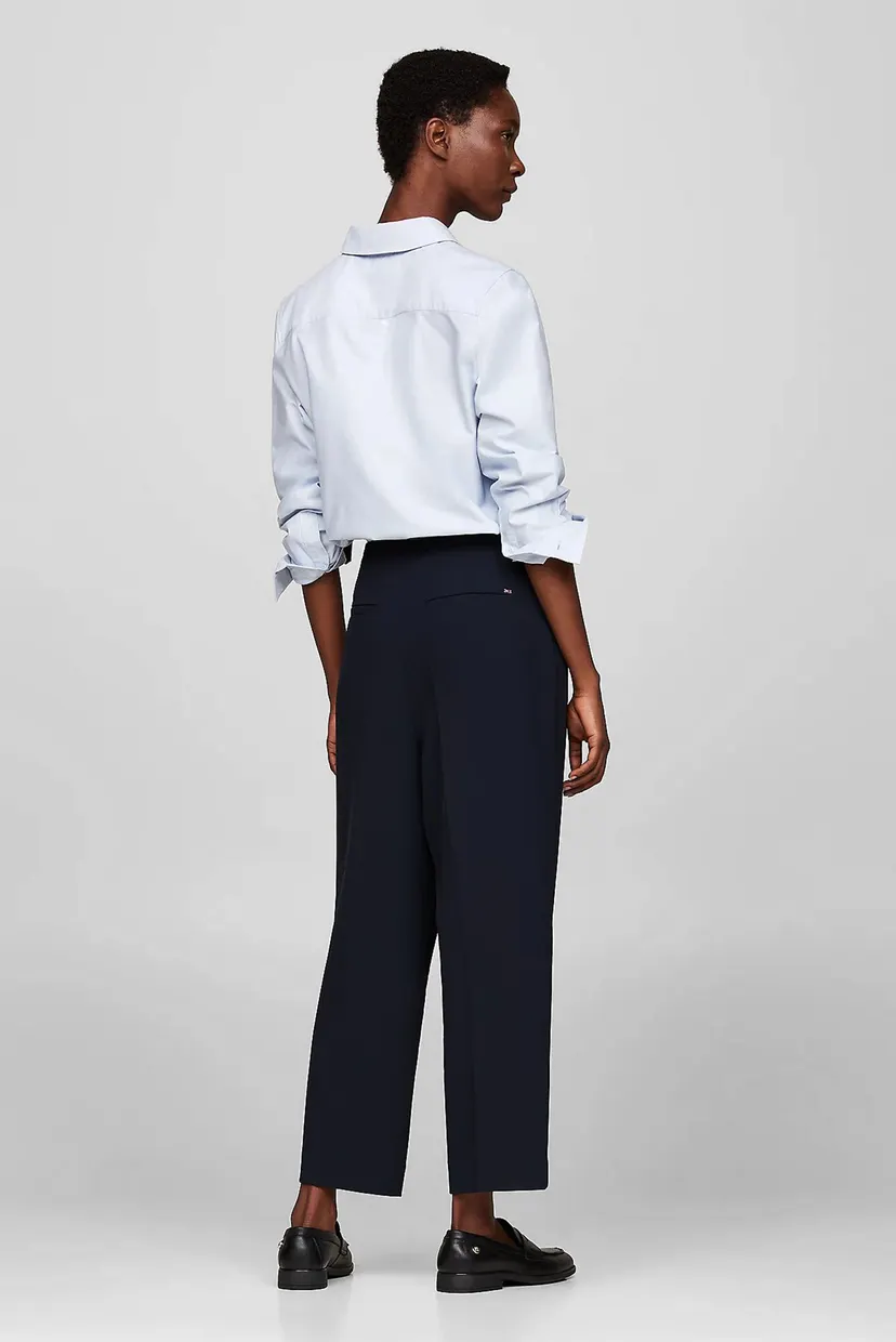 Жіночі темно-сині брюки GOLD BTTN TWILL RLX STRGHT 3