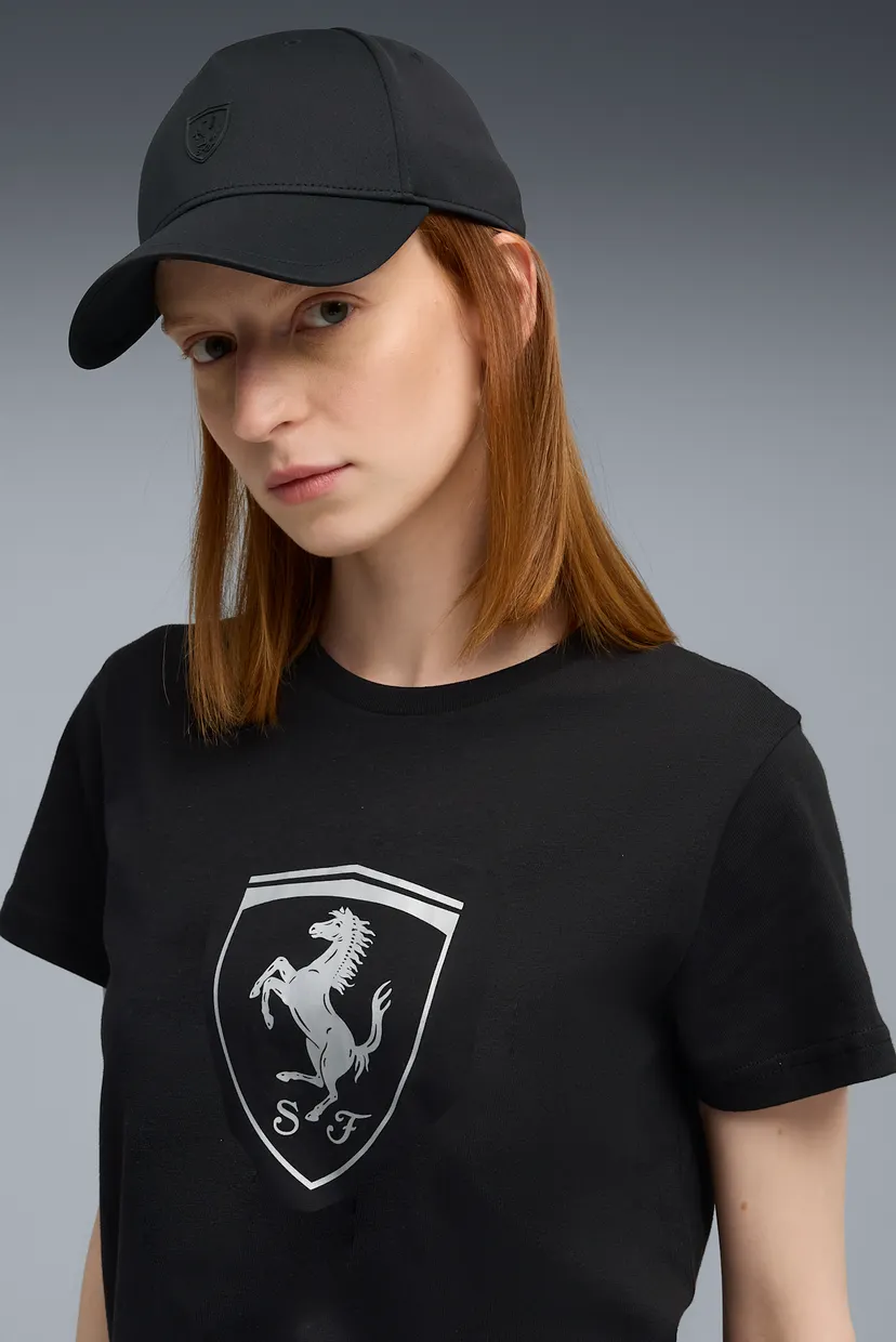 Черная кепка Scuderia Ferrari Baseball Cap 3