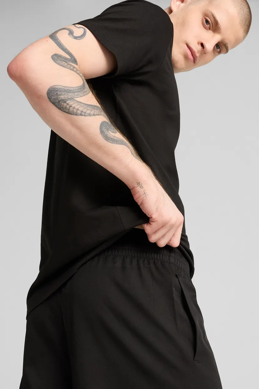 Мужские черные шорты Essentials Woven Shorts 5