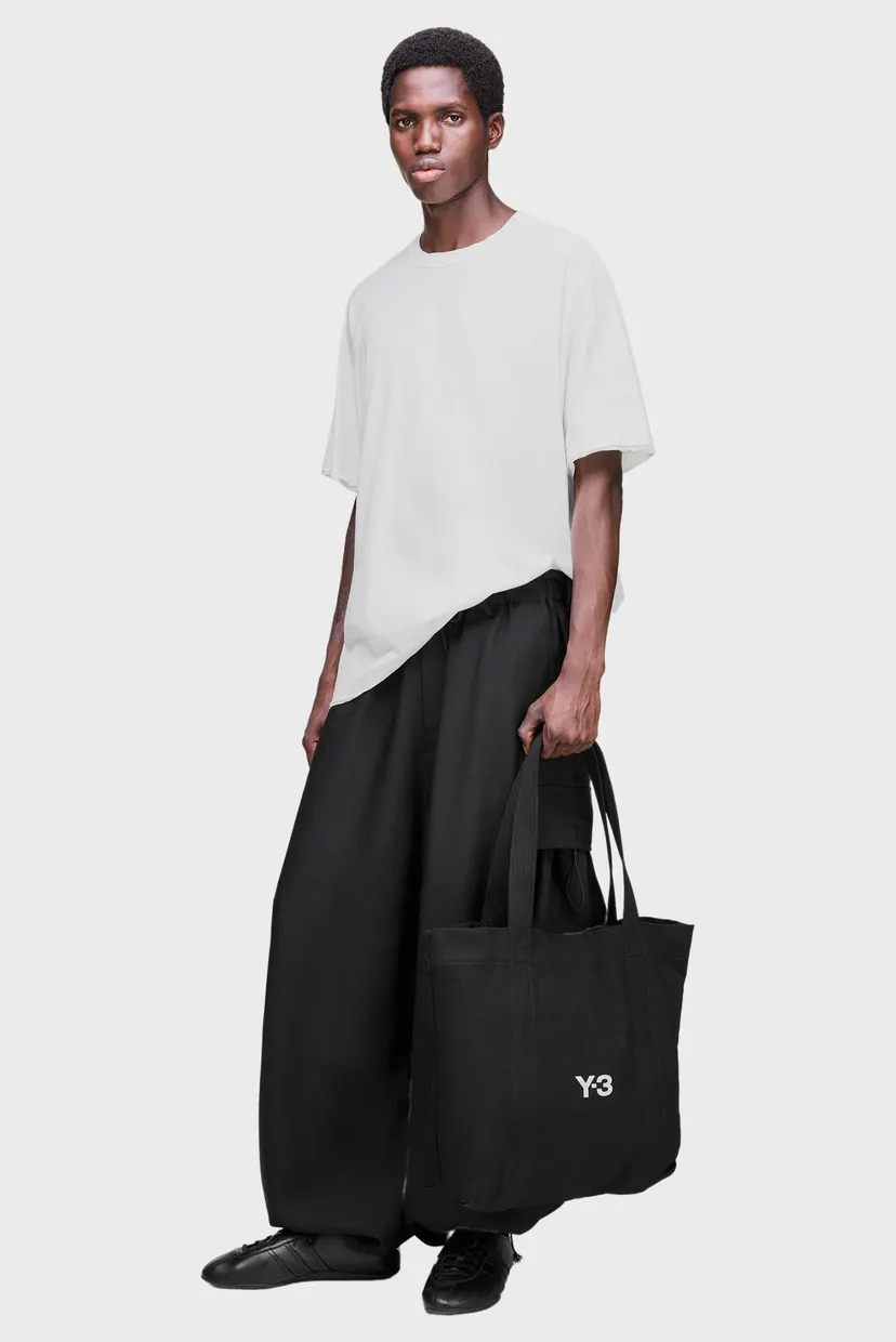 Черная сумка Y-3 CANVAS TOTE 6