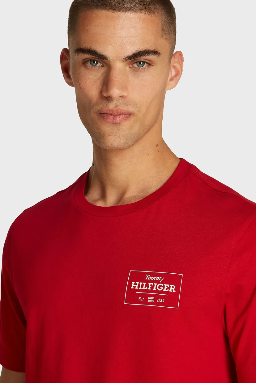 Чоловіча червона футболка MONOTYPE PRINTED LABEL TEE 4