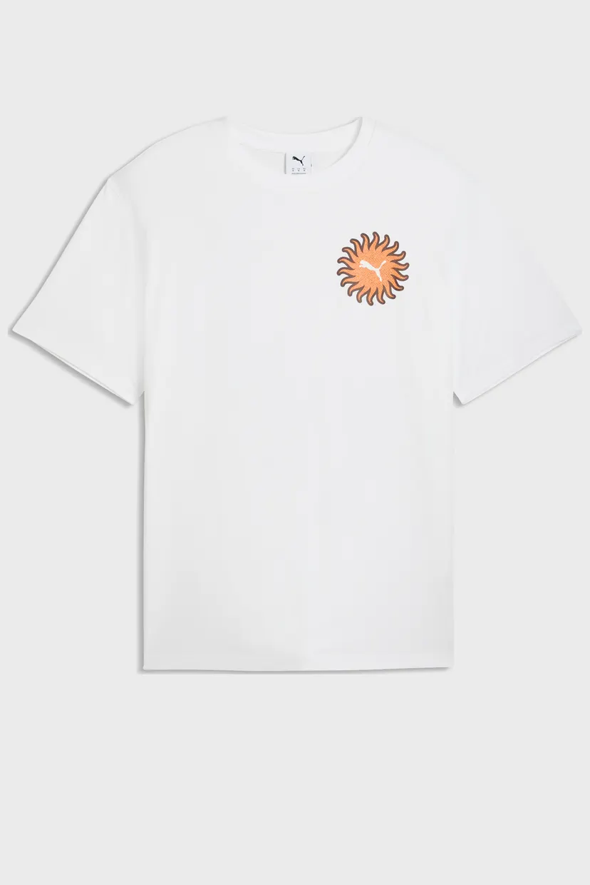 Мужская белая футболка Sunset Drive Relaxed Tee Men 4