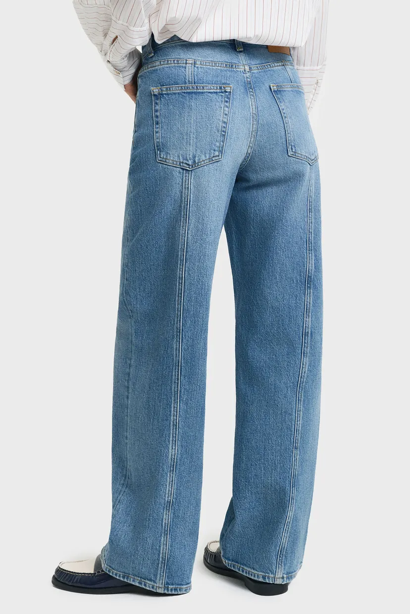 Жіночі сині джинси RELAXED STRETCH SEAM 3