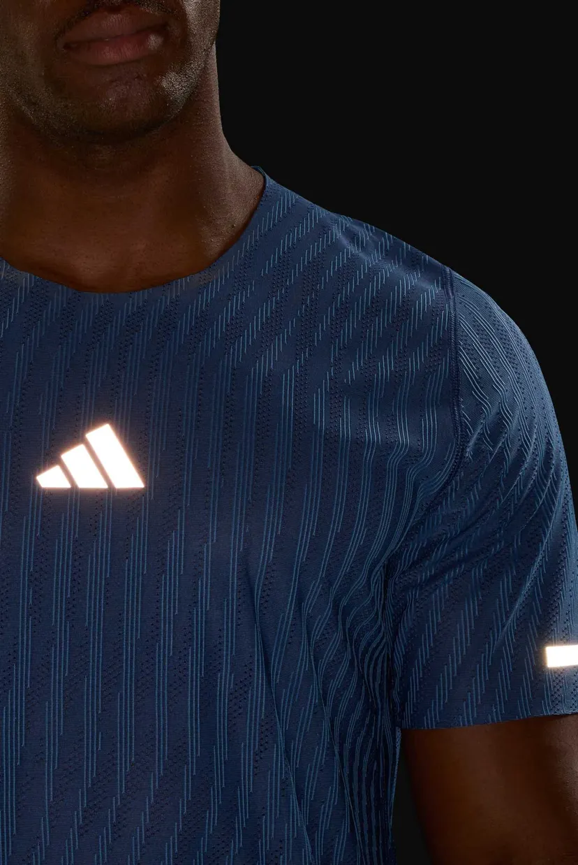 Мужская синяя футболка с узором ADI365 Climacool+ Engineered 6