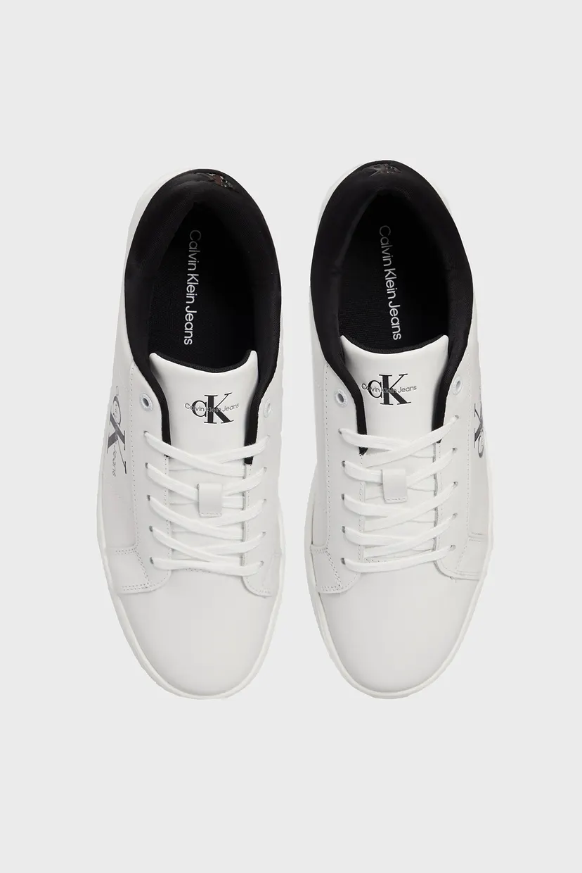 Чоловічі білі шкіряні снікерcи CLASSIC CUPSOLE LOW ML LTH 4