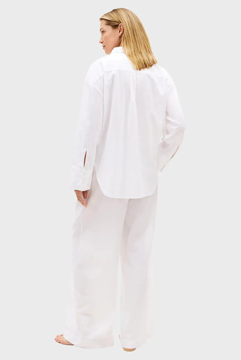 Жіноча біла сорочка OVERSIZED 3