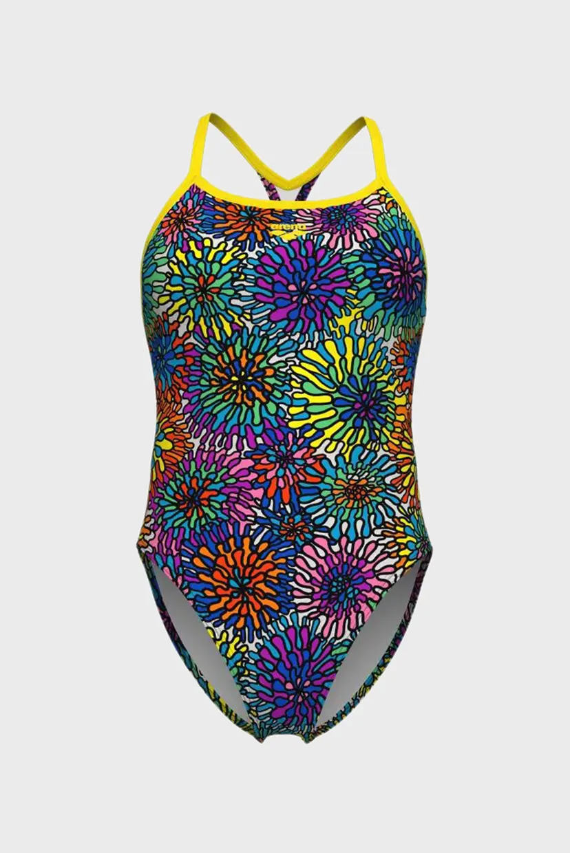 Жіночий купальник з візерунком GARDEN PRINT  BOOSTER BACK 6
