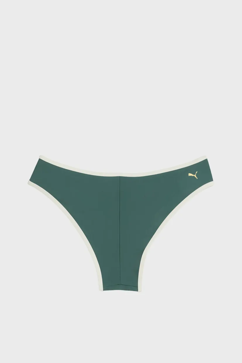 Женские зеленые трусики от купальника PUMA Women's Swim Brief 2