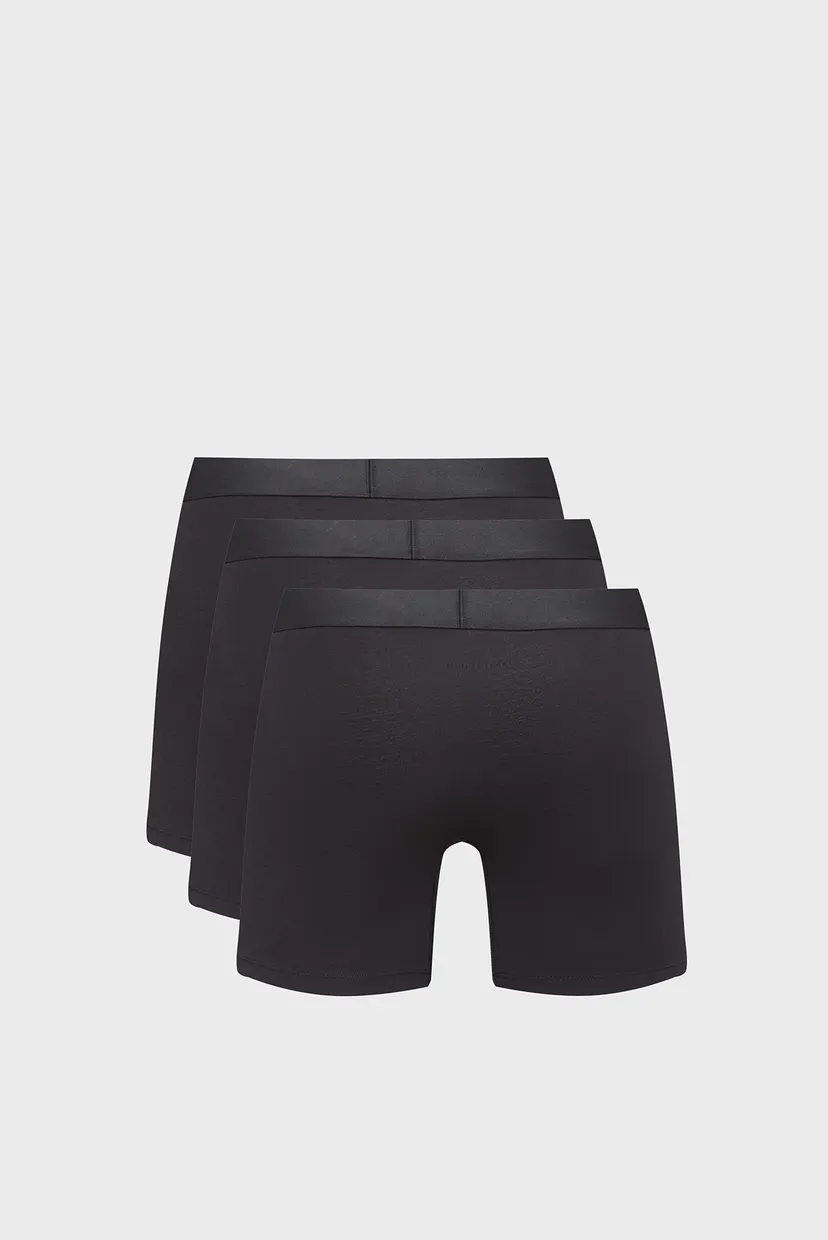 Мужские черные боксеры (3 шт) BOXER BRIEF 6