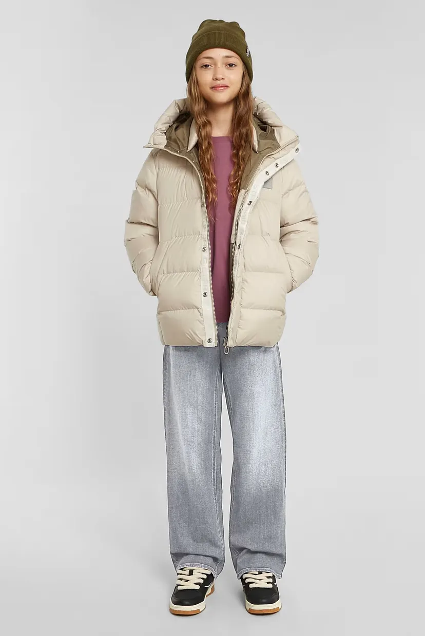 Дитяча бежева куртка Whistler short puffer 3
