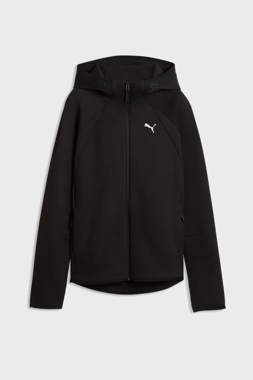 Жіноче чорне худі Evostripe Full-Zip Hoodie Women 4