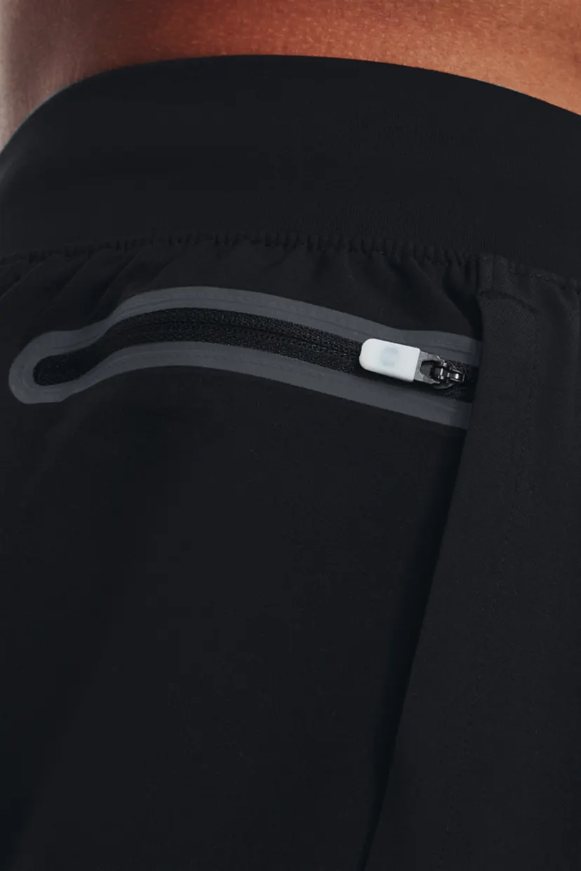 Чоловічі чорні спортивні штани UA Unstoppable Crop Pant 4