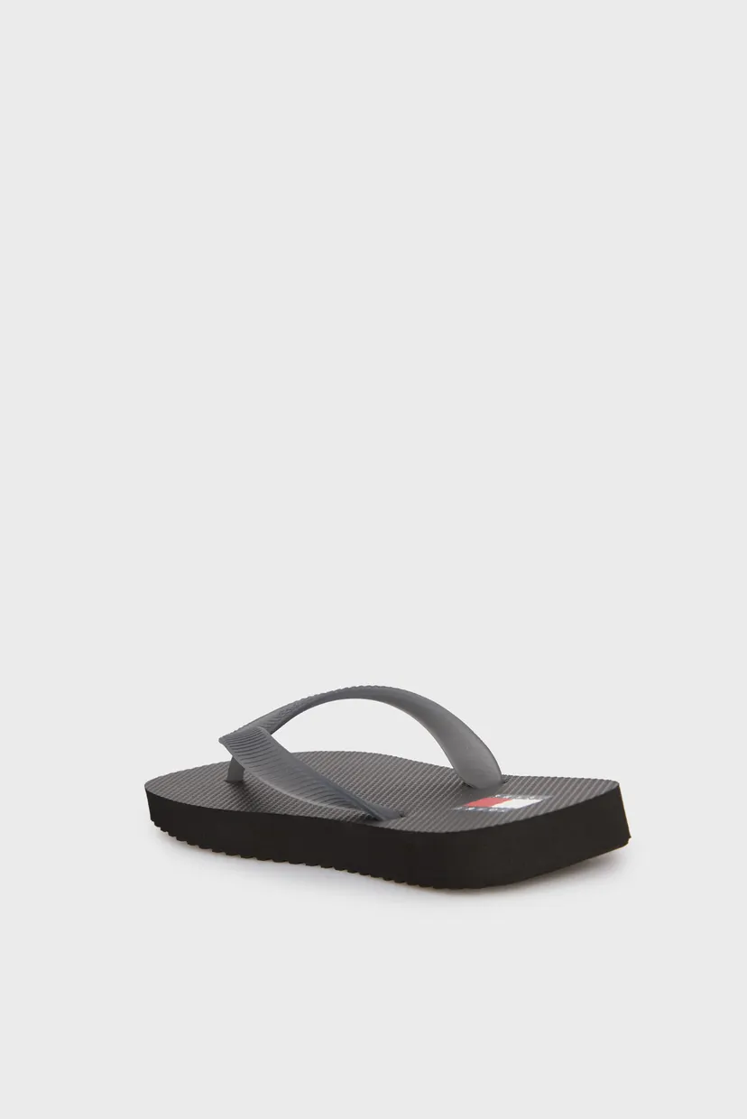 Жіночі чорні в'єтнамки LOGO FLIP FLOP 5