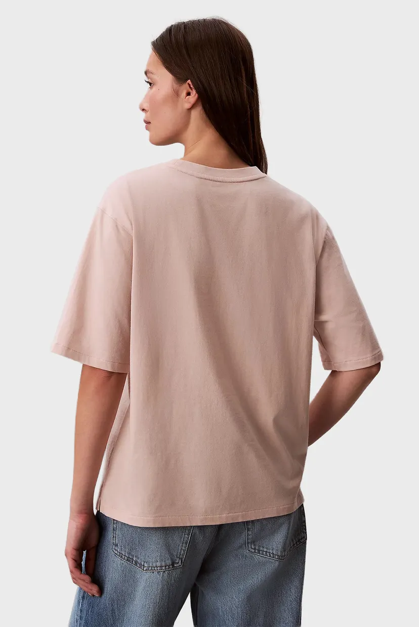 Жіноча бежева футболка SEASONAL GRAPHIC OVERSIZED 3