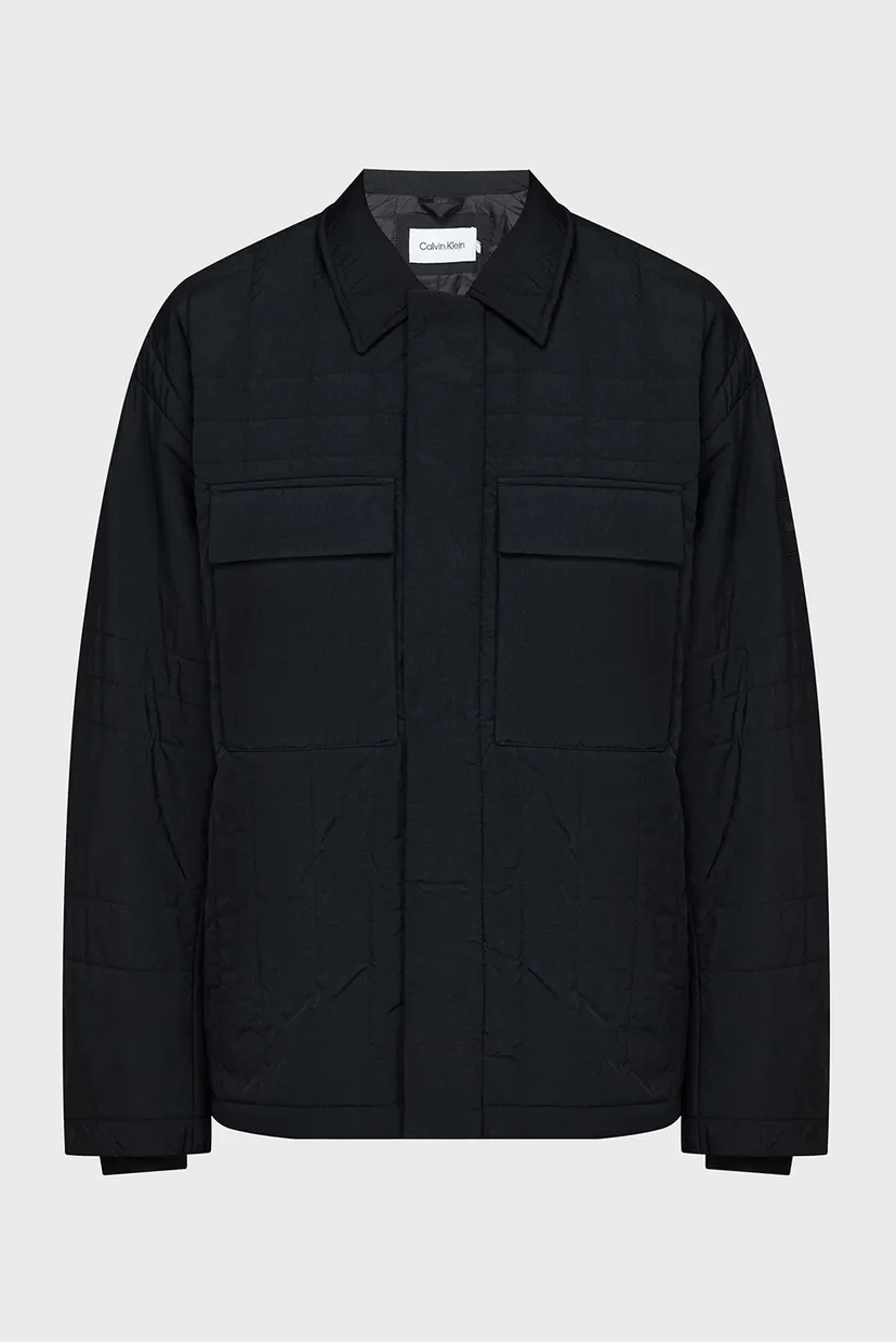 Мужская черная куртка QUILTED WORKWEAR JACKET 5