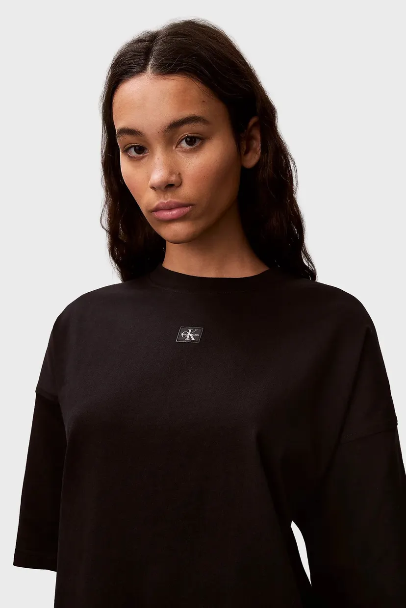 Женское черное платье OVERSIZED 5