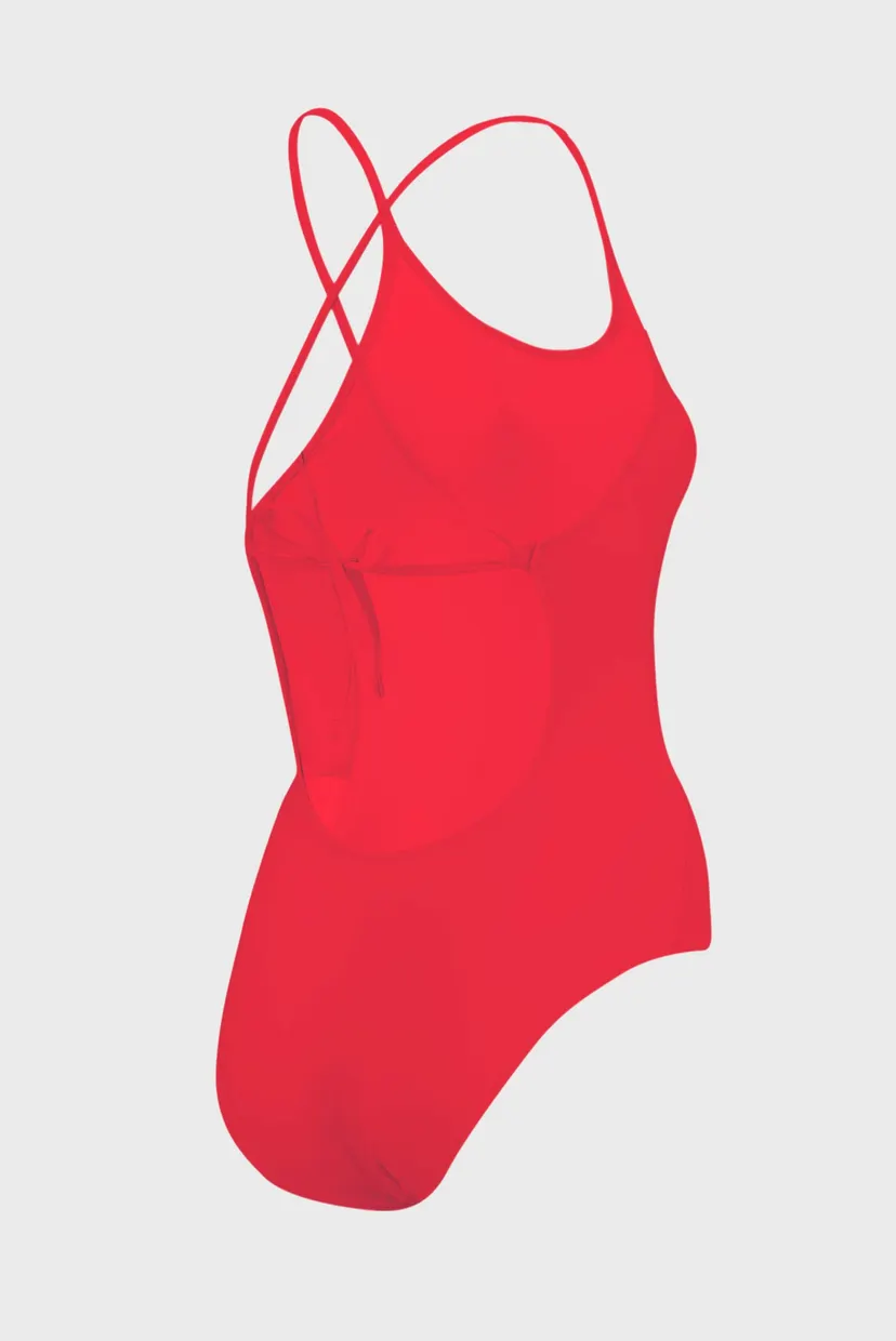 Жіночий червоний купальник Swim Women’s V-Neck Cross-back Swimsuit 11