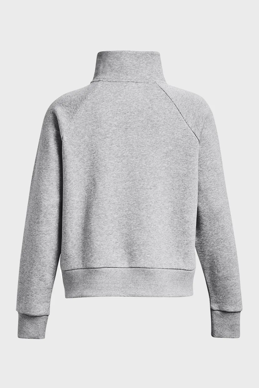 Женская серая спортивная кофта UA Rival Fleece HZ 6