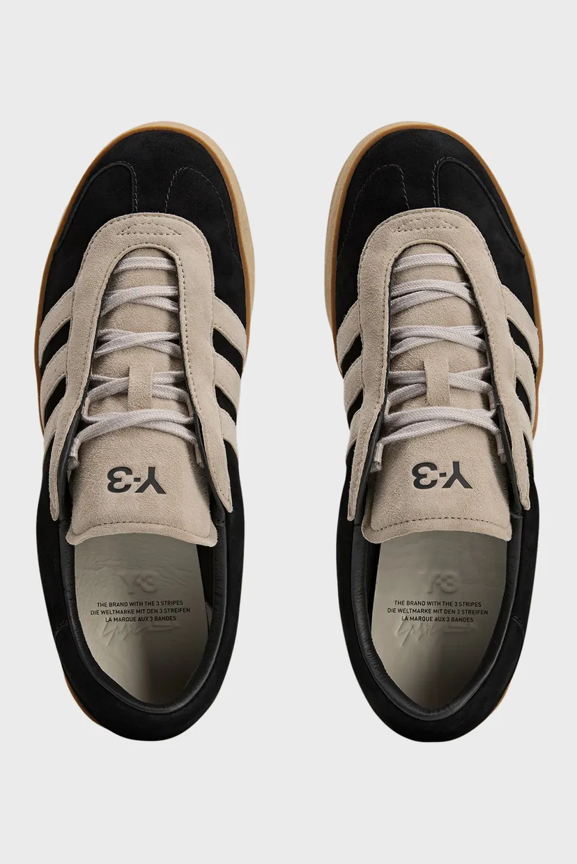 Черные замшевые сникерсы Y-3 GAZELLE adidas KI4340 — MD-Fashion