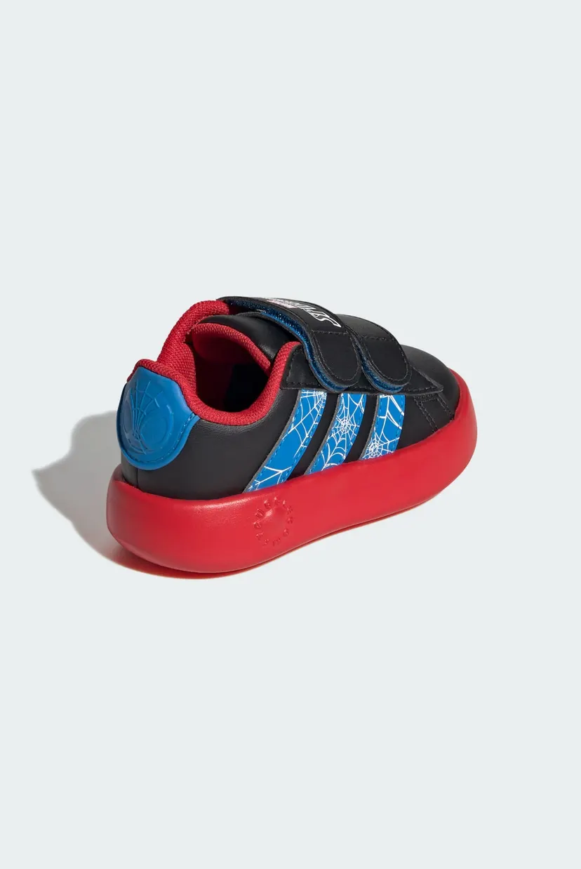 Детские черные кроссовки adidas x Marvel Spider-Man Grand Court Kids 5