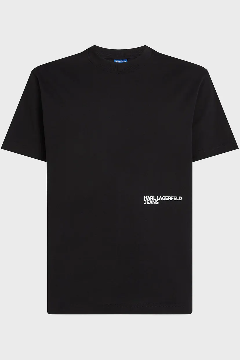 Чоловіча чорна футболка KARL TEE 4